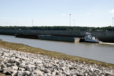Barge in Lock