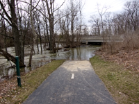 Flooded Bike Path